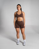 Pump High Rise Short - Cedar