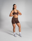 Pump High Rise Short - Cedar