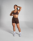 Pump High Rise Short - Cedar