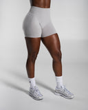Pump Mid Rise Short in LT Heather – Alphalete women's shorts