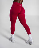 Pump Mid Rise Legging - Strawberry Jam