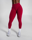 Pump Mid Rise Legging - Strawberry Jam