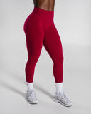 Pump Mid Rise Legging - Strawberry Jam