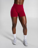 Pump Mid Rise Short - Strawberry Jam