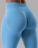 Pump Mid Rise Legging - Coastal Blue