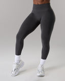 Pump Mid Rise Legging - Dark Heather Grey