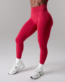 Pump High Rise  Legging - Scarlet
