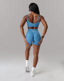 Pump High Rise Short - Coastal Blue