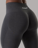 Pump Mid Rise Legging - Dark Heather Grey