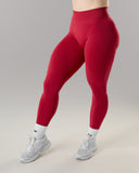 Pump Mid Rise Legging - Scarlet