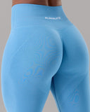 Revive High Rise Legging - Coastal Blue