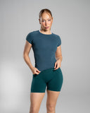 Soft Curve Tee - Dark Teal