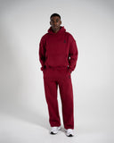 Staple Emblem Fleece Sweatpant - Cherry