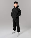 Staple Hoodie in Black – Alphalete women's hoodie, view 9