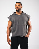 Three Pillar Capped Hoodie - Pewter