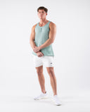 Three Pillar Tank - Celestial Blue