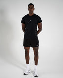 Everyday Training Short in Black – men's shorts in nylon fabric, view 5
