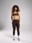 Pump Mid Rise Legging - Walnut