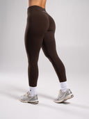 Pump Mid Rise Legging - Walnut