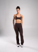 Aura Flared Pant - Walnut