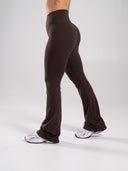Aura Flared Pant - Walnut