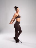 Aura Flared Pant - Walnut