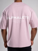 Stone Wash Alpha Tee - Rosewood