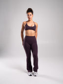 Aura Flared Pant - Black Garnet