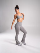 Aura Flared Pant - Nickel