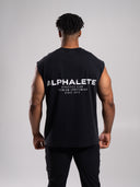 Stone Wash Alpha Tank - Black