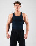 Zero Ribbed Tank 2pk - Navy