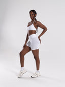 Pump High Rise Short - White