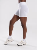 Pump High Rise Short - White