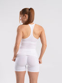 Softcurve Racer Tank Long - White