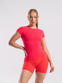 Softcurve Tee - Neon Red