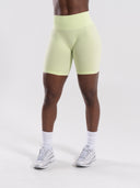 Pump Mid Rise Biker Short - Citrus Frost
