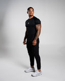 Tech Cargo Pant in Black – men's cargo pants in nylon fabric, view 5