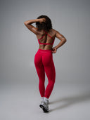 Contour Mid Rise Legging - Wild Strawberry