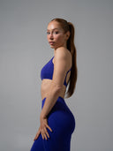 Amplify Open Back Bra - Royal Purple