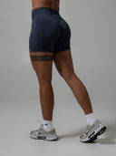 Contour Mid Rise Short - Dusty Navy