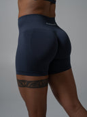 Contour Mid Rise Short - Dusty Navy