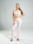 Aura Flared Pant Long - Ballet Pink