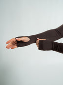 Aura Sculpt Jacket Long - Walnut