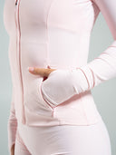 Aura Sculpt Jacket Long - Ballet Pink