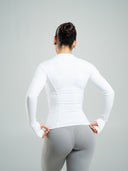 Aura Sculpt Jacket Long - White