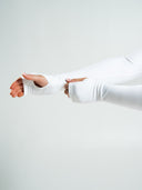 Aura Sculpt Jacket Long - White