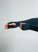 Aura Sculpt Jacket Long - Deep Sea