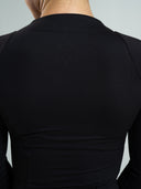 Aura Sculpt Jacket Long - Black
