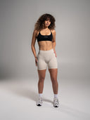 Pump Mid Rise Short - Wheat