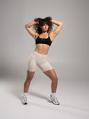 Pump Mid Rise Short - Wheat